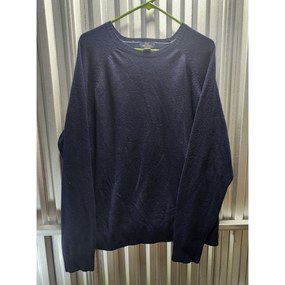 Brooks Brothers 346 Washable Wool Pullover Long Sleeve Men's Sweater Size XL